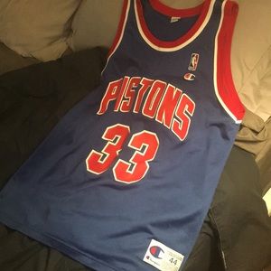 Grant Hill Pistons champion Jersey nba basketball